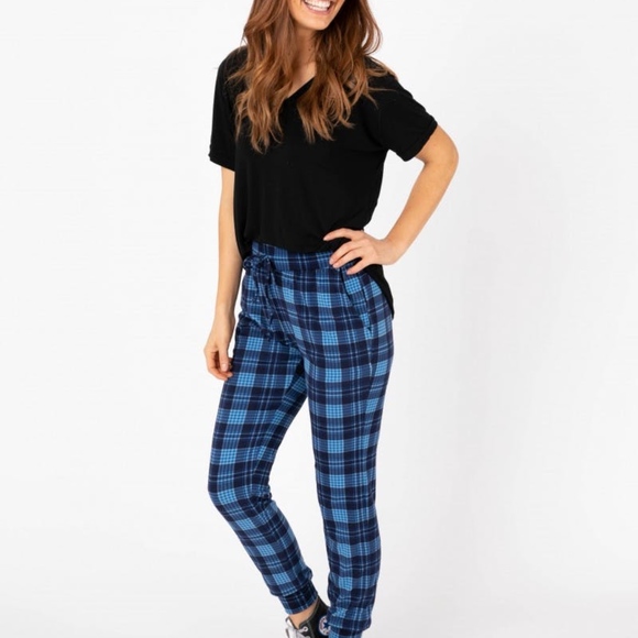 Agnes & Dora | Everyday Jogger Allure Plaid NWT - Picture 1 of 7